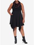 Her Universe Star Wars Kylo Ren Cowl Dress Plus Size Her Universe Exclusive, BLACK, alternate