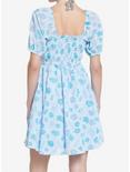 Disney Stitch Floral Smocked Dress, BLUE, alternate