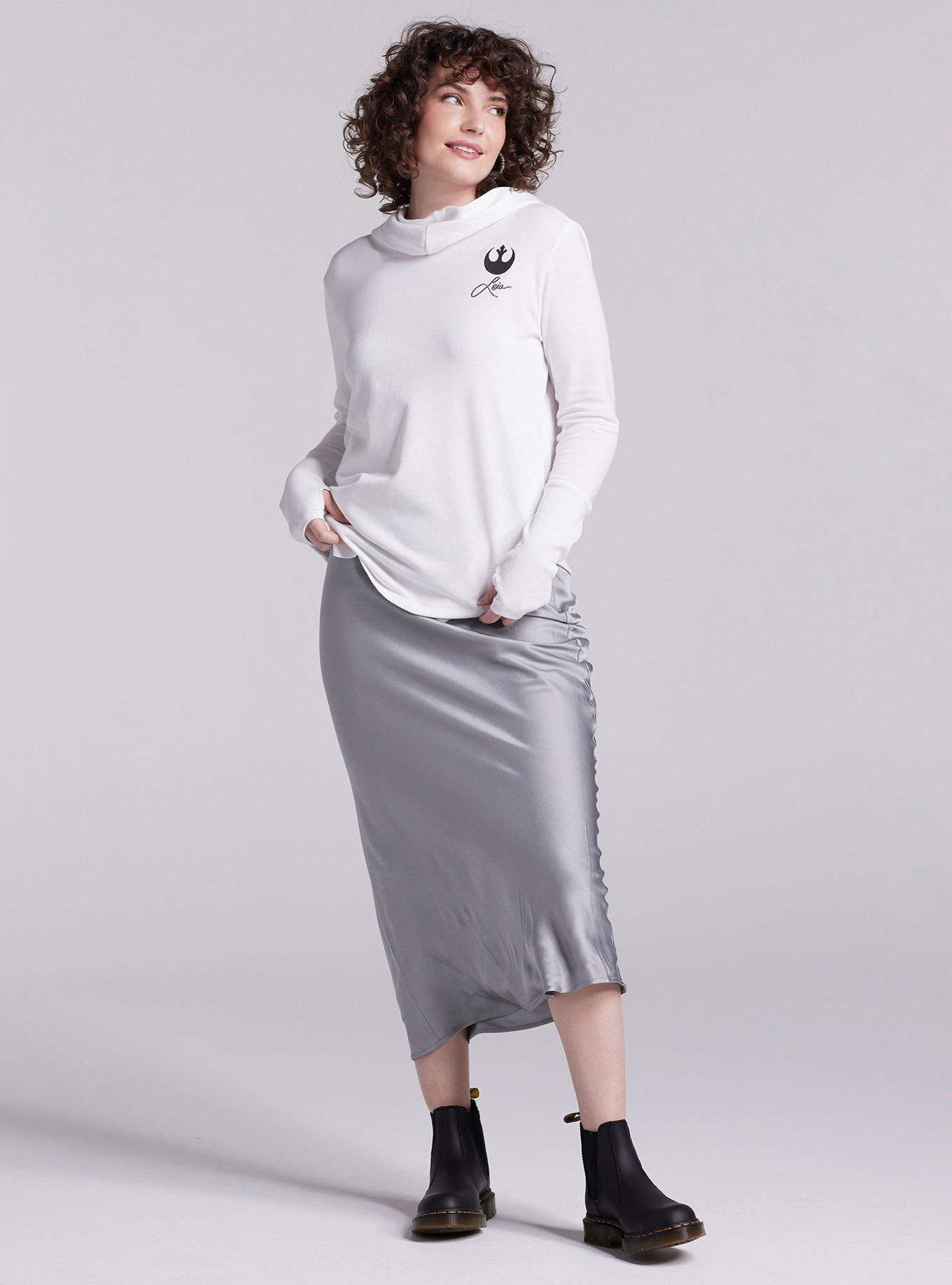 Her Universe Star Wars Princess Leia Cowl Long-Sleeve Top Her Universe Exclusive, , hi-res