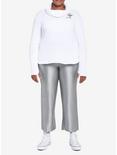 Her Universe Star Wars Princess Leia Cowl Long-Sleeve Top Plus Size Her Universe Exclusive, OFF WHITE, alternate