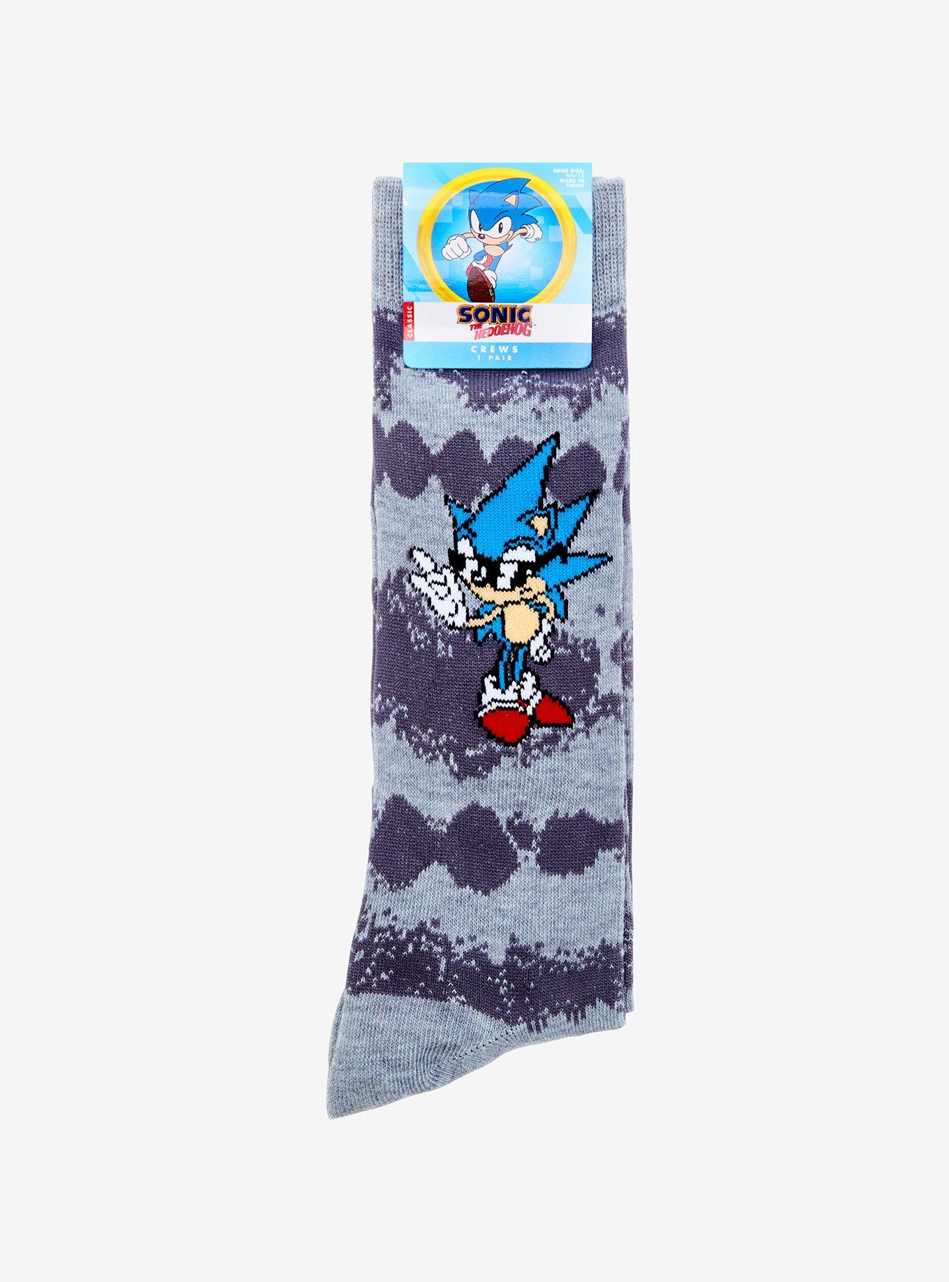 Sonic the Hedgehog Cool Sonic Crew Socks , , alternate