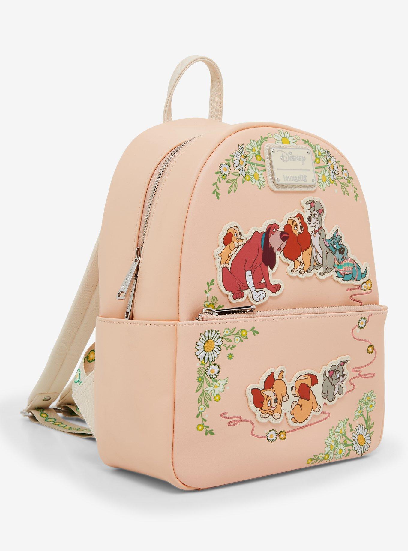 Loungefly Disney Lady and the Tramp Daisy Portrait Mini Backpack - BoxLunch Exclusive, , alternate