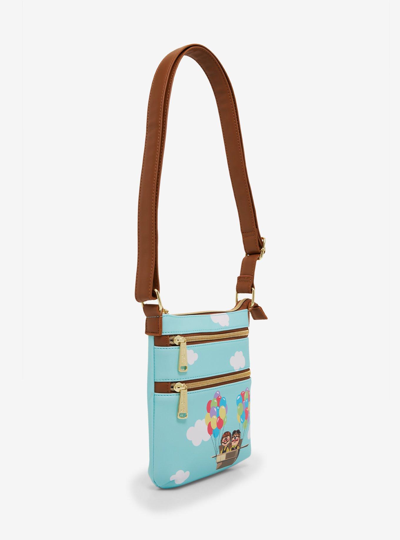 Loungefly Disney Pixar Up Carl & Ellie Adventure Crossbody Bag - BoxLunch Exclusive, , alternate