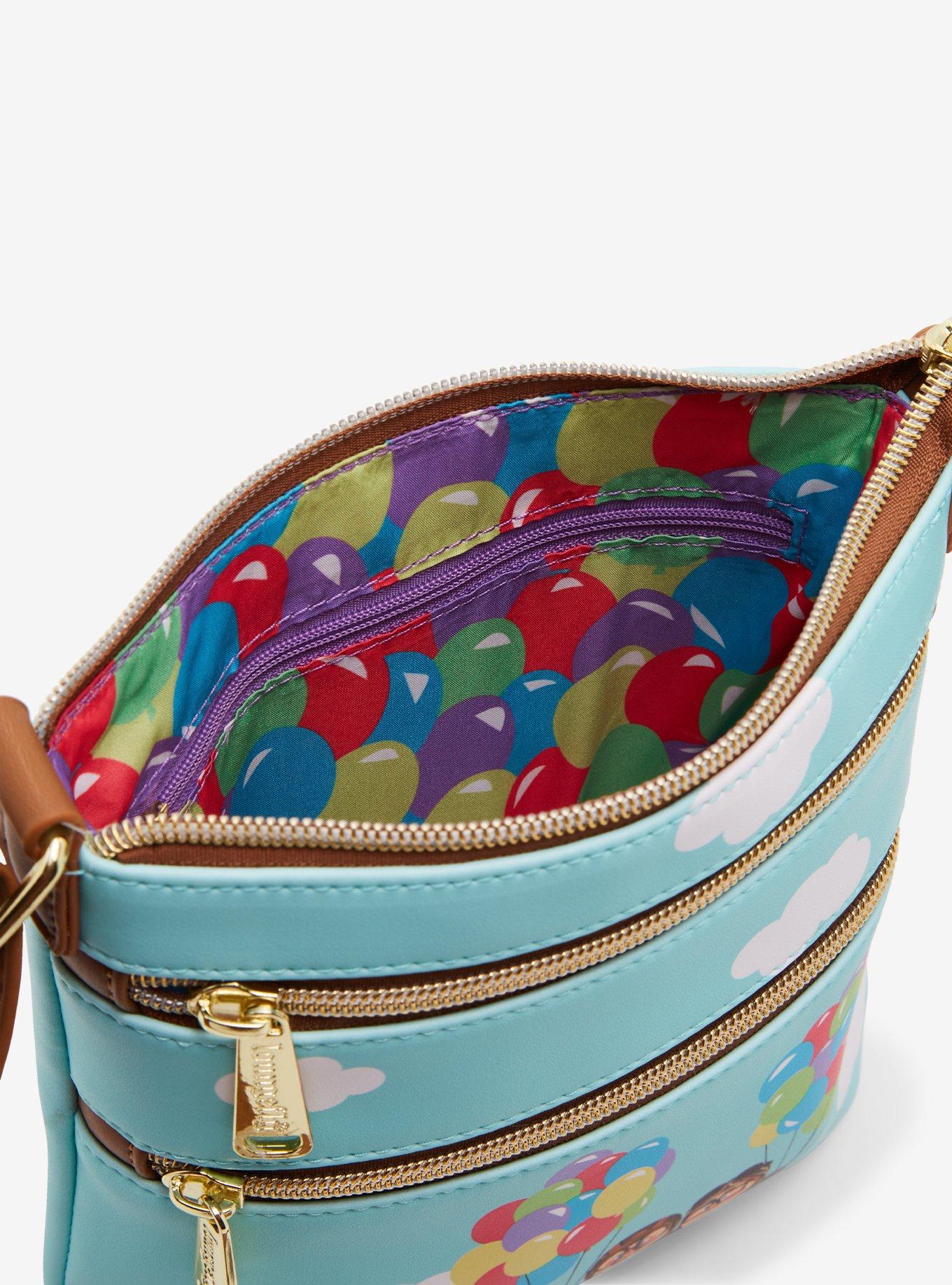 Loungefly Disney Pixar Up Carl & Ellie Adventure Crossbody Bag - BoxLunch Exclusive