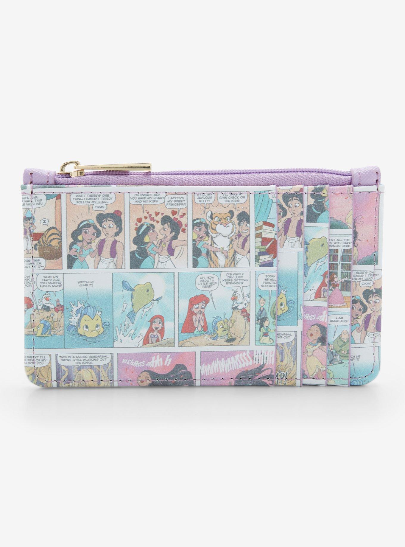 Disney Princesses Comic Art Allover Print Cardholder - BoxLunch Exclusive, , alternate