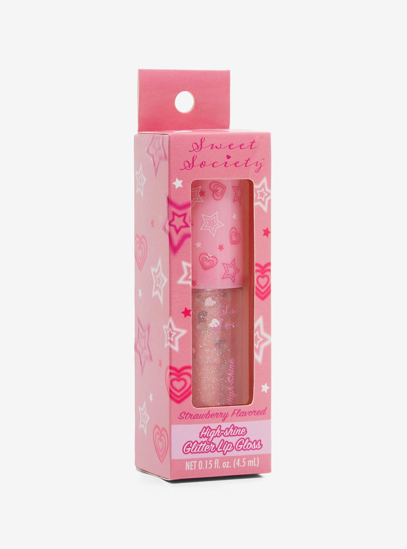 Sweet Society Pink Glitter Lip Gloss, , alternate