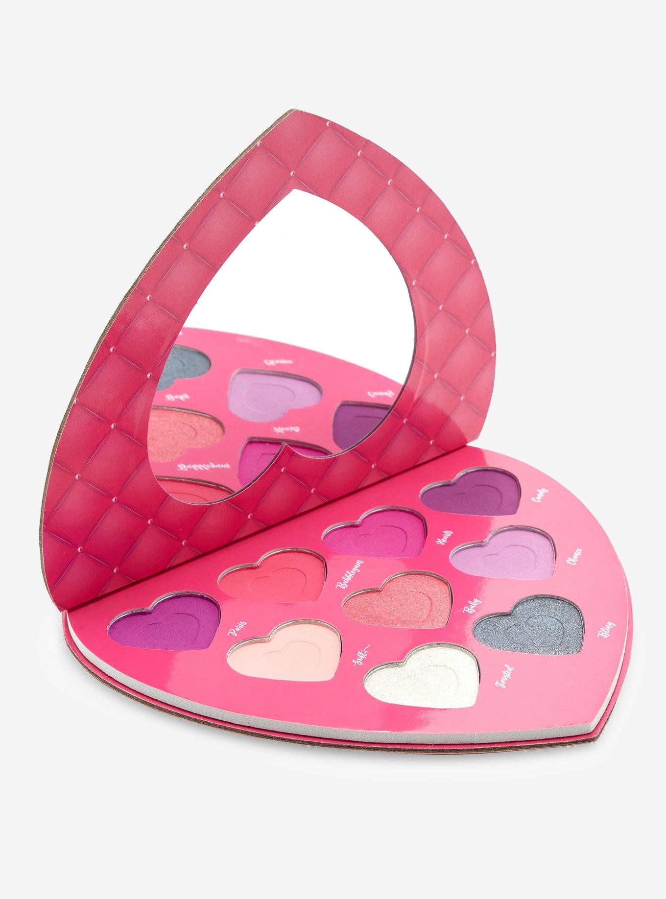 Pink Heart Eyeshadow & Highlighter Palette, , alternate