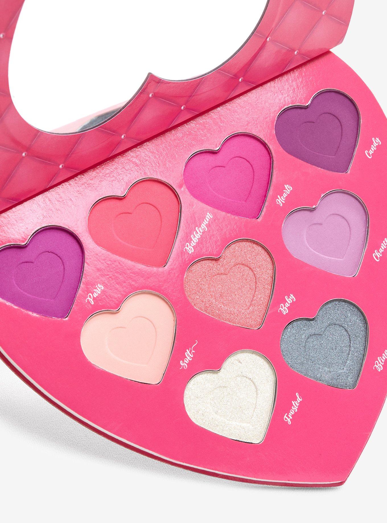Pink Heart Eyeshadow & Highlighter Palette, , alternate