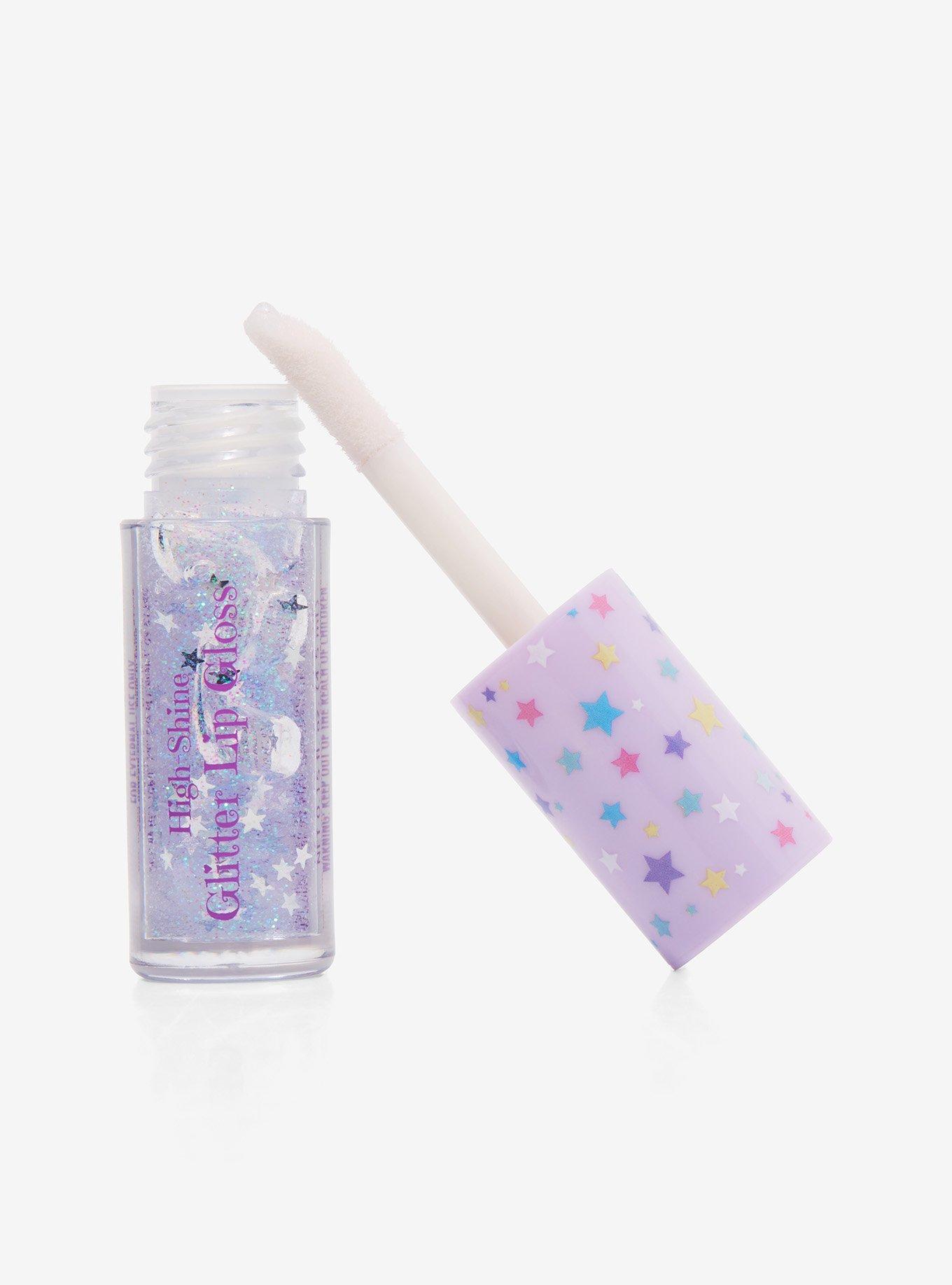 Silver Star Glitter Lip Gloss, , alternate