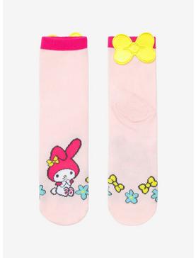 My Melody Yellow Bow Ankle Socks, , hi-res