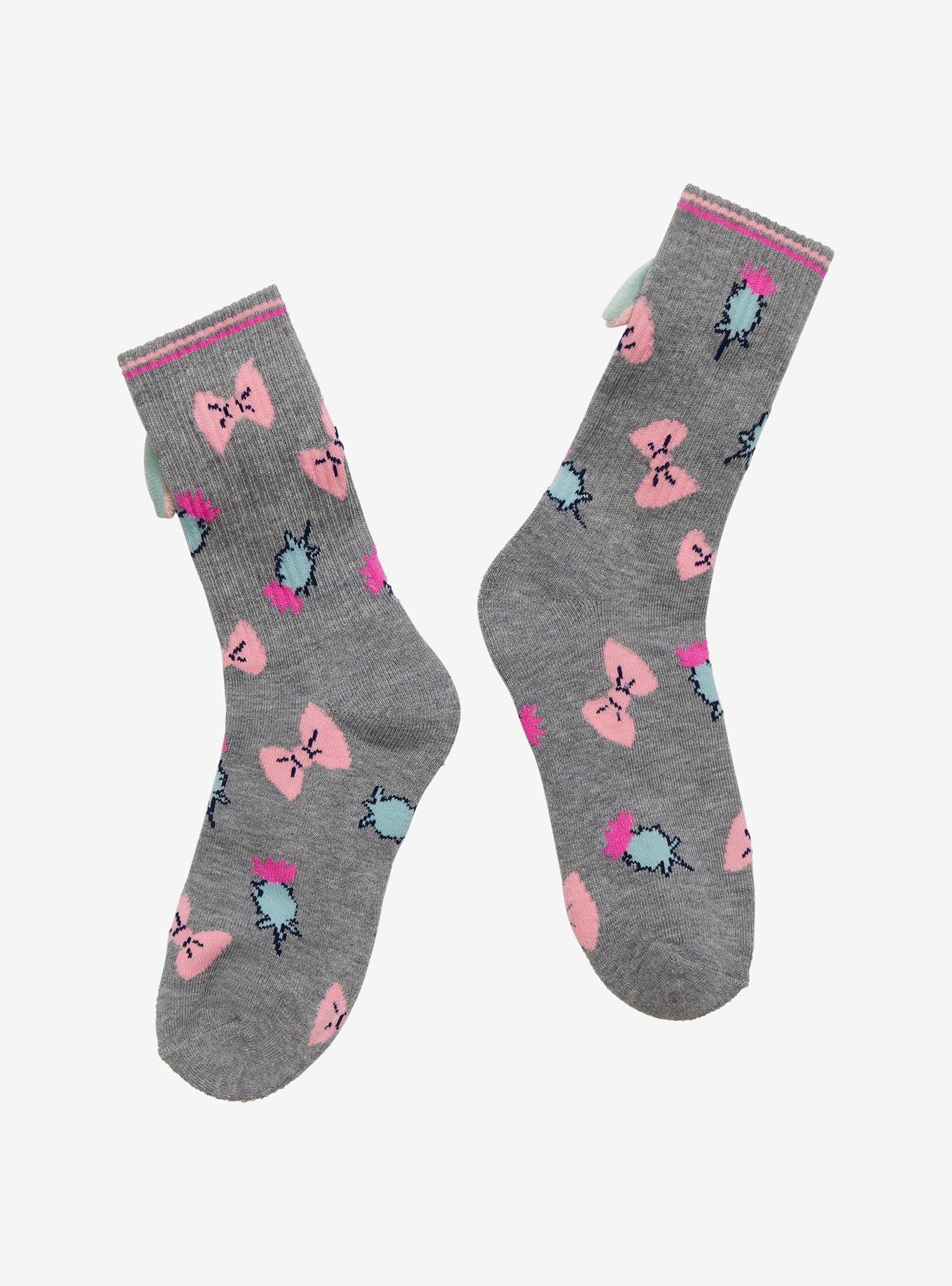 Disney Winnie The Pooh Eeyore 3D Plush Crew Socks, , alternate