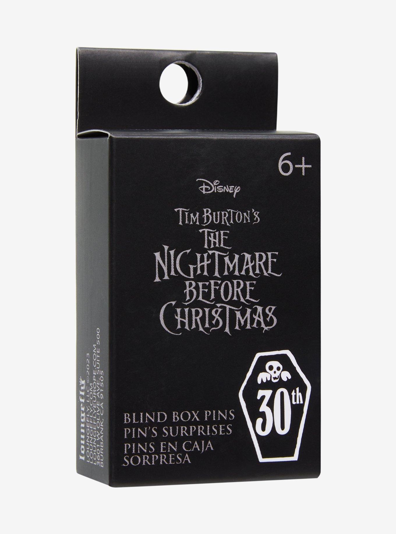 Loungefly The Nightmare Before Christmas Tattoo Quote Blind Box Enamel Pin, , alternate
