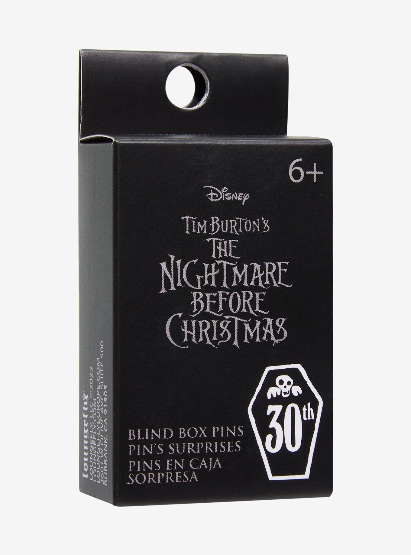 Loungefly The Nightmare Before Christmas Tattoo Quote Blind Box Enamel Pin, , hi-res