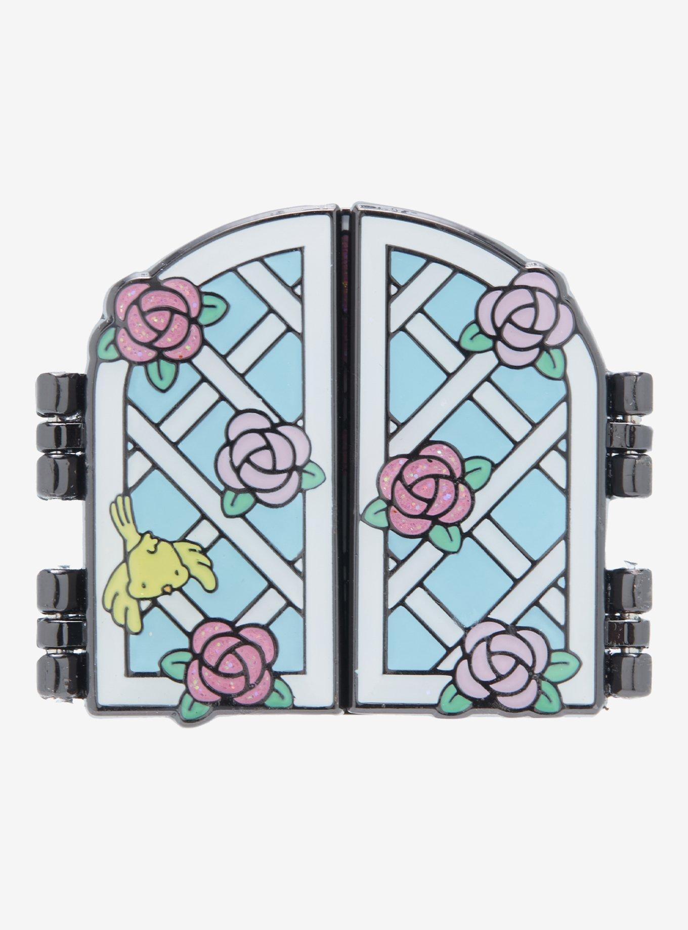 Loungefly My Melody Spring Window Hinge Enamel Pin, , hi-res