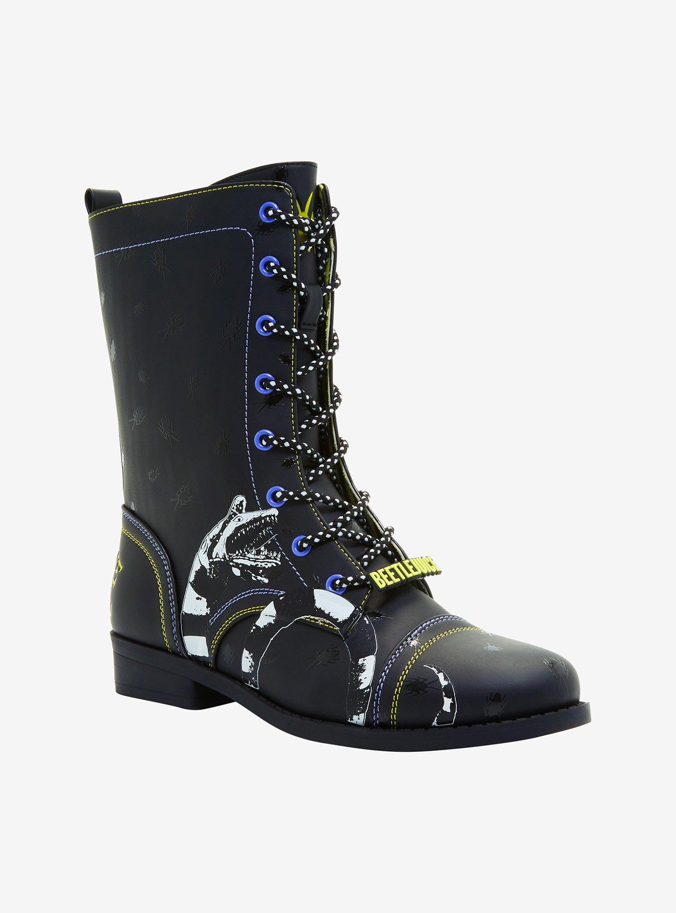 Beetlejuice Sandworm Combat Boots, MULTI, alternate