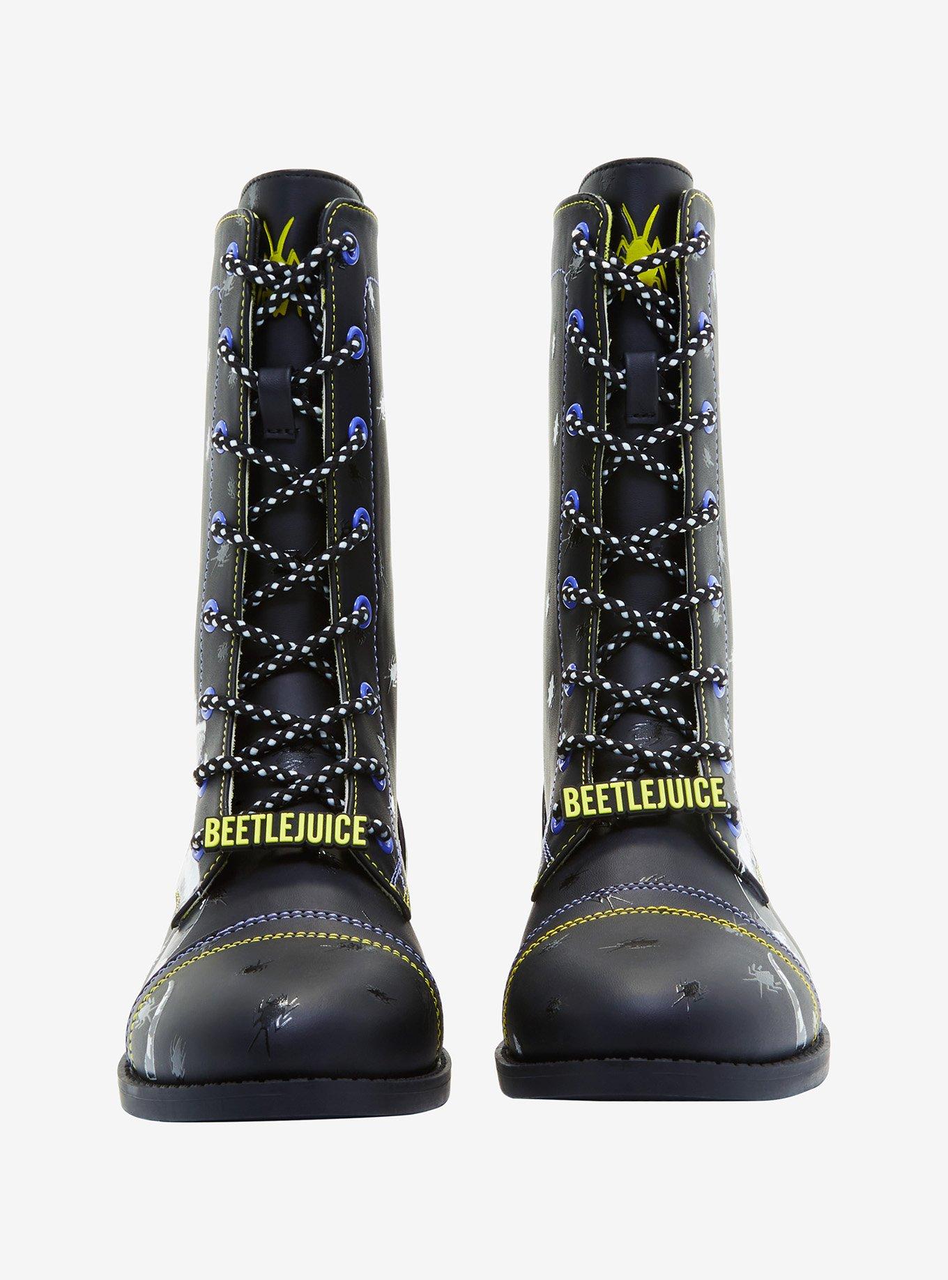 Beetlejuice Sandworm Combat Boots, MULTI, alternate