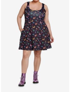 Thorn & Fable Rainbow Butterfly Dress Plus Size, , hi-res