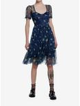 Thorn & Fable Starry Nights Mesh Puff Sleeve Dress, STARRY NIGHT, alternate