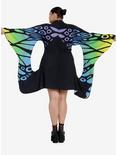 Thorn & Fable Rainbow Butterfly Mini Dress Plus Size, MULTI, alternate