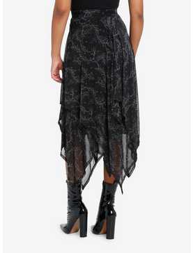 Cosmic Aura Moths & Branches Tiered Mesh Skirt, , hi-res