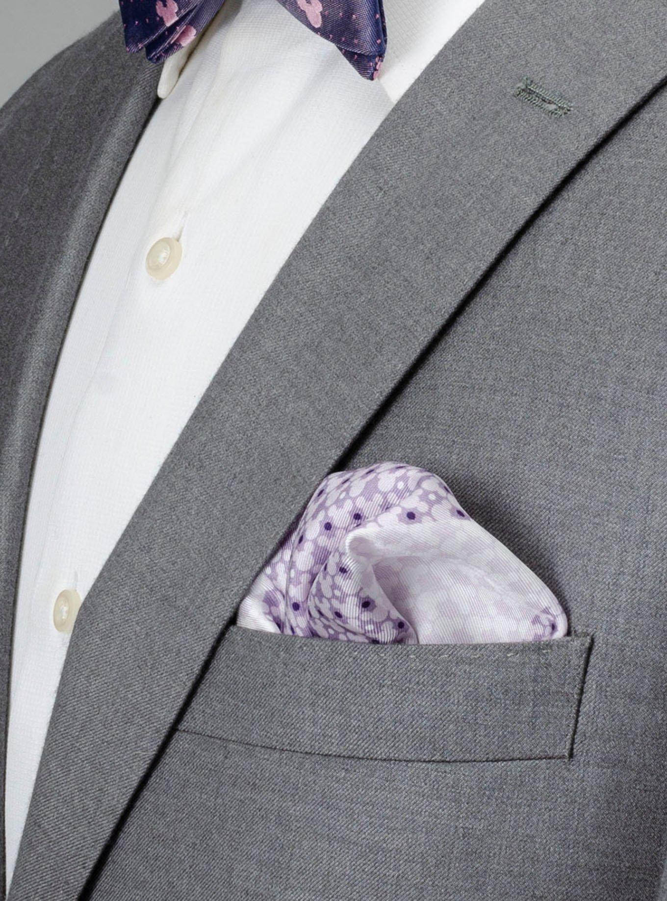 Disney Mickey Mouse Lavender Square Pocket Square, , hi-res