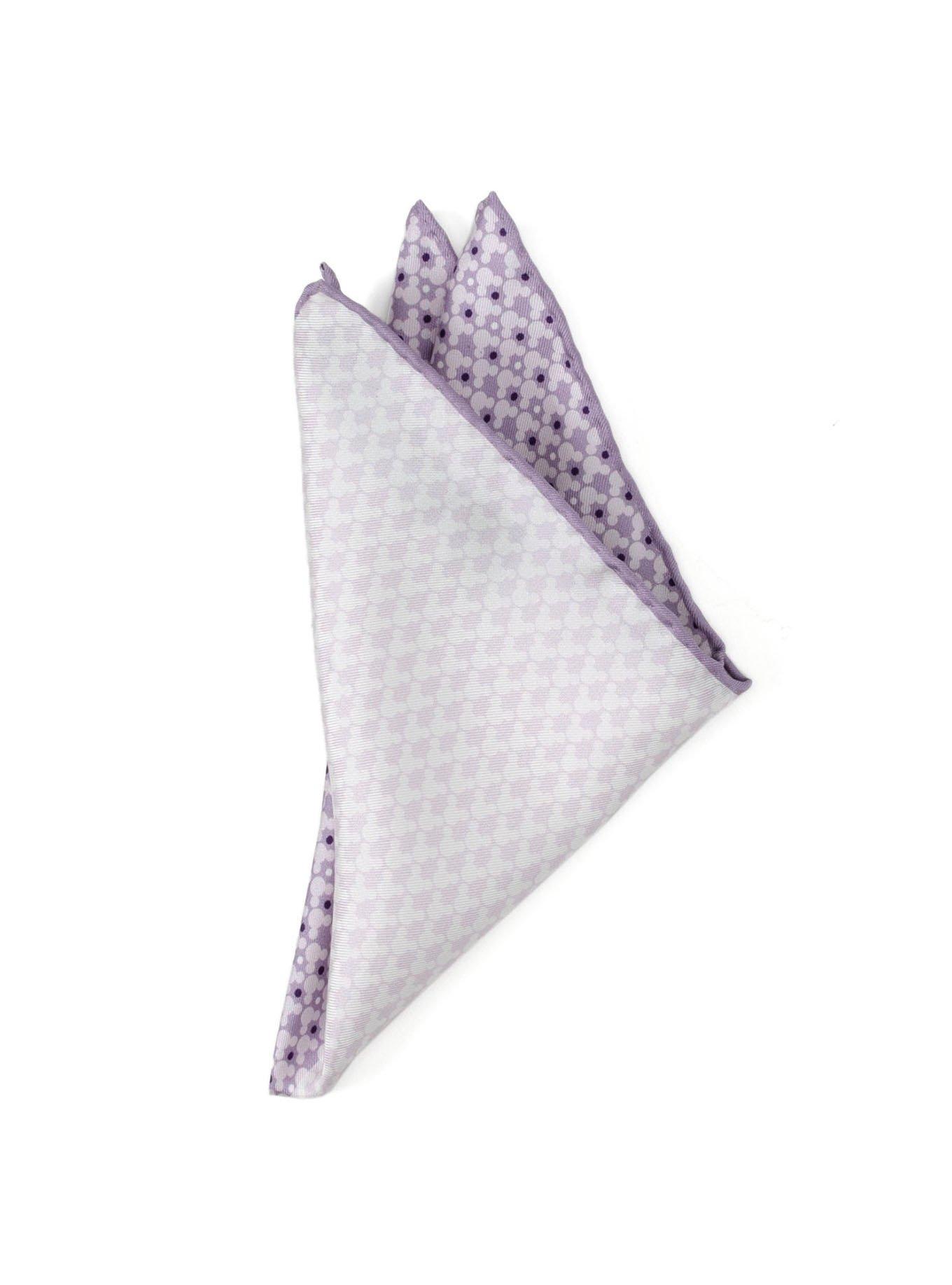 Disney Mickey Mouse Lavender Square Pocket Square, , alternate