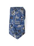 Disney100 Mickey Mouse & Friends Vintage Blue Tie, , alternate