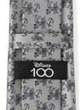 Disney100 Steamboat Willie Gray Tie, , alternate