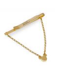 Disney Mickey Mouse Gold Crystal Chain Tie Bar, , alternate