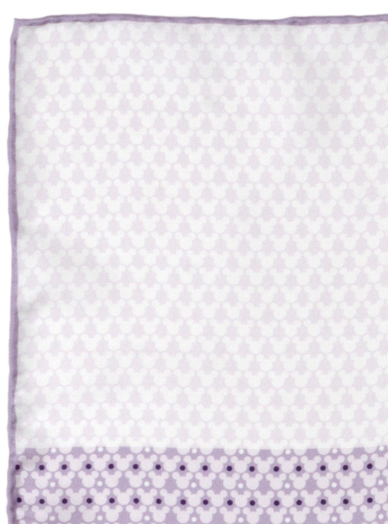 Disney Mickey Mouse Lavender Square Pocket Square, , alternate