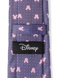 Disney Mickey Mouse Silhouette Purple Pink Dot Tie, , alternate