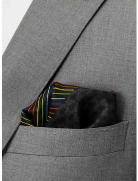 Disney Mickey Mouse Silhouette Rainbow Pocket Square, , hi-res