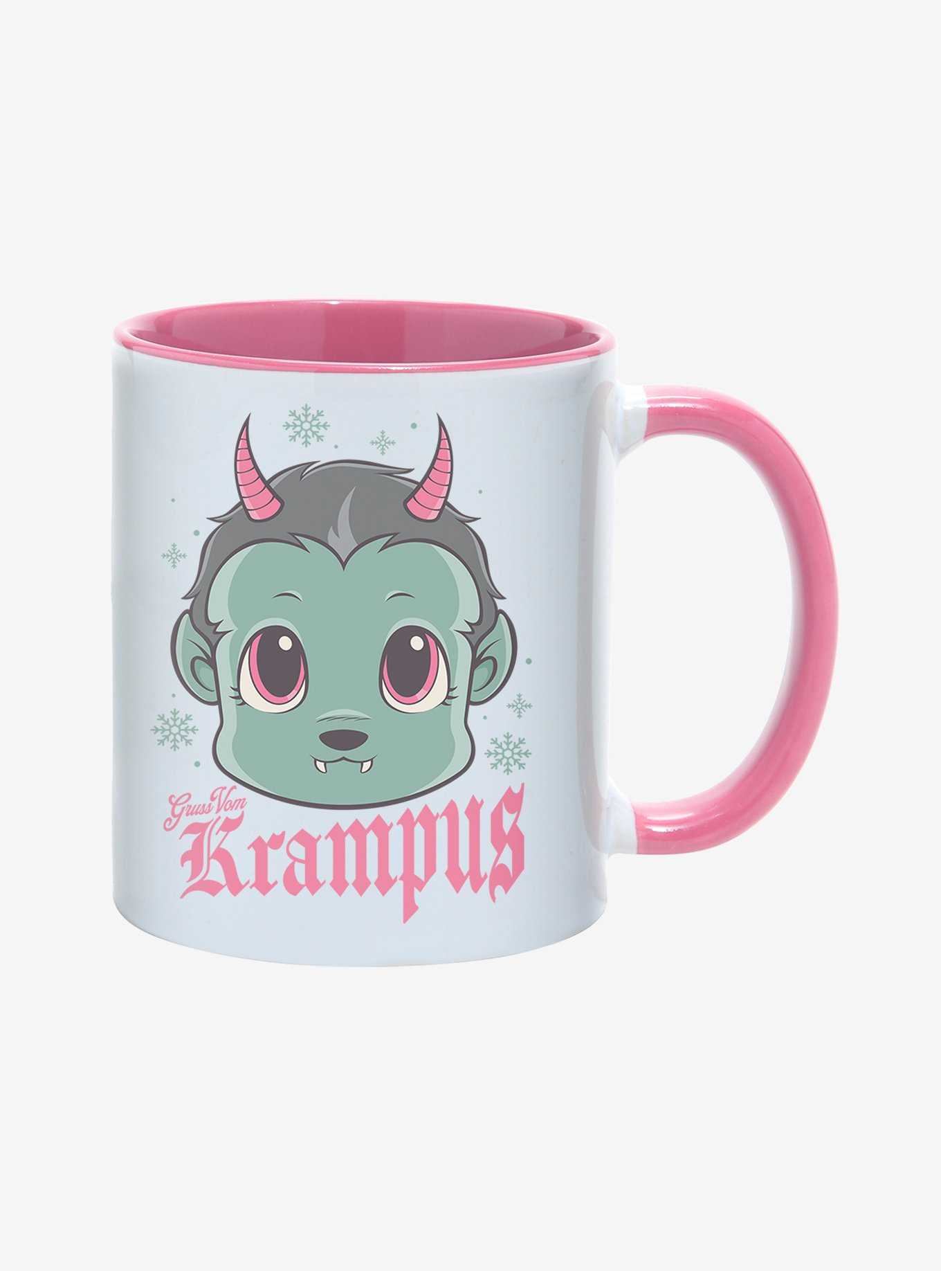 Krampus Chibi Holiday Greetings Mug, , hi-res