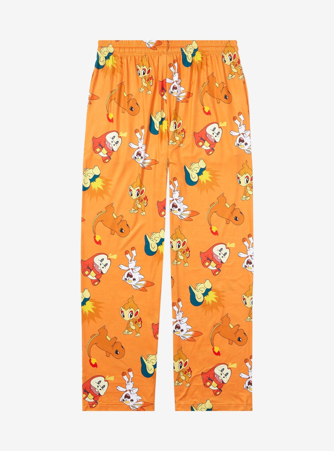 Pokémon Fire Type Allover Print Plus Size Sleep Pants - BoxLunch Exclusive, , hi-res