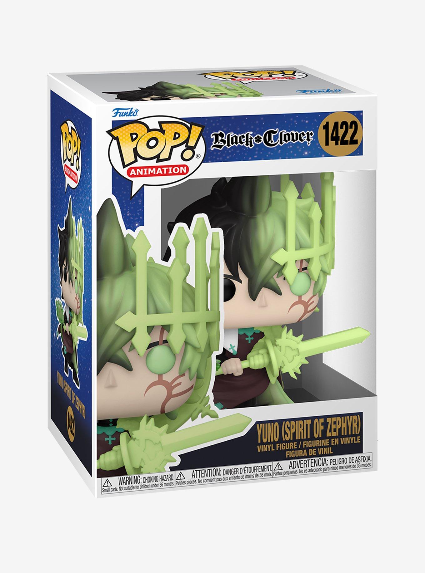 Funko Pop! Animation Black Clover Yuno (Spirit of Zephyr) Vinyl Figure, , alternate