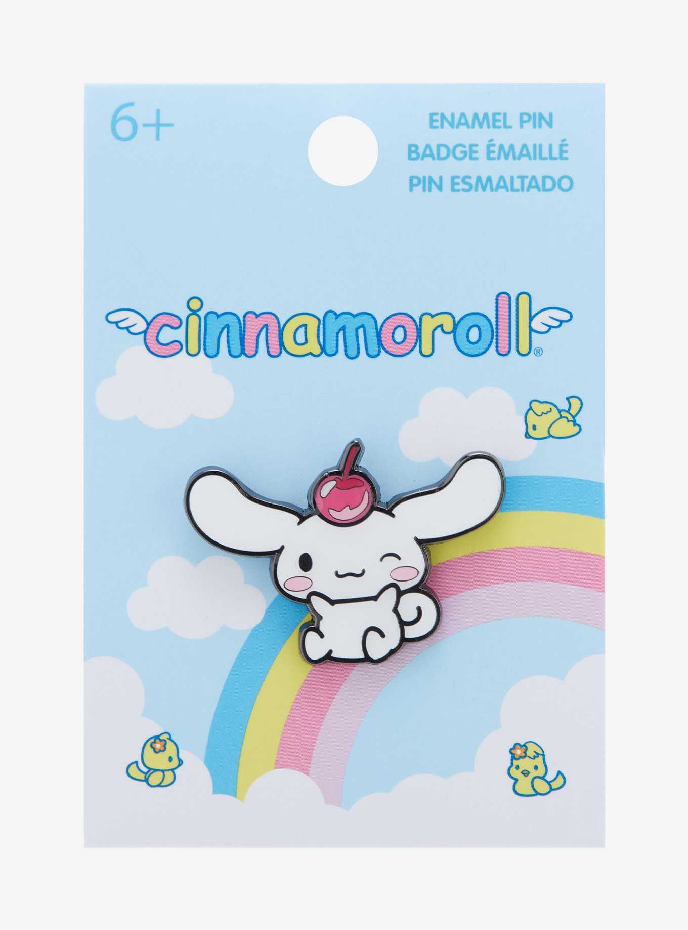 Loungefly Sanrio Cinnamoroll with Cherry Enamel Pin - BoxLunch Exclusive, , hi-res