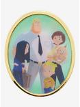 Loungefly Disney Pixar The Incredibles Lenticular Family Portrait Enamel Pin - BoxLunch Exclusive, , alternate