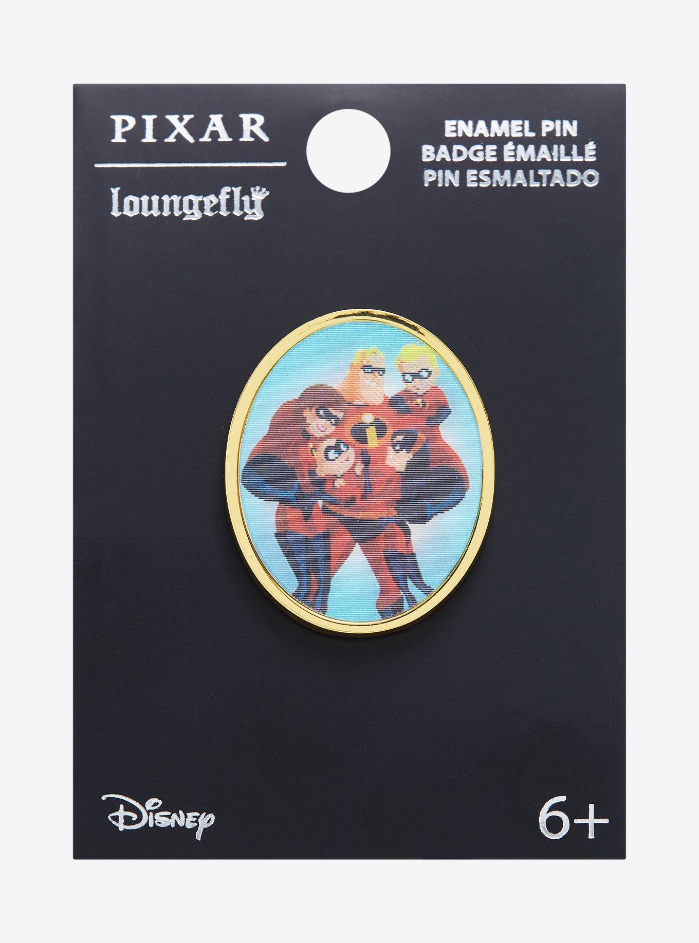 Loungefly Disney Pixar The Incredibles Lenticular Family Portrait Enamel Pin - BoxLunch Exclusive, , alternate
