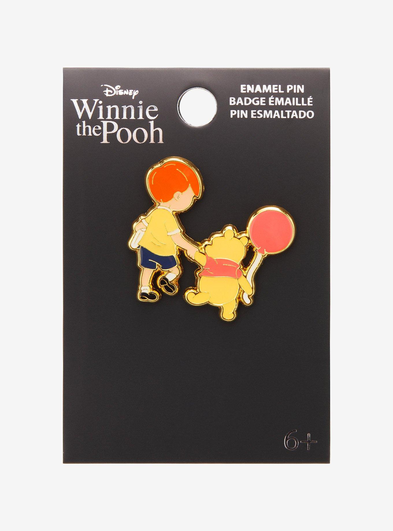Loungefly Disney Winnie the Pooh Christopher Robin & Pooh Bear Enamel Pin - BoxLunch Exclusive, , alternate