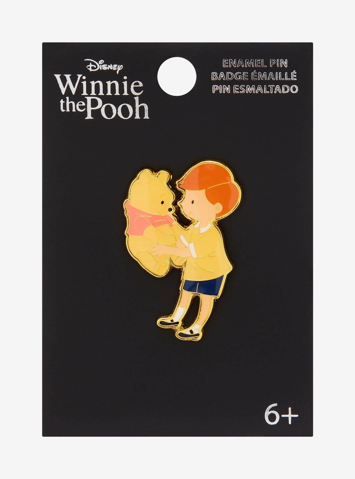Loungefly Disney Winnie the Pooh Christopher Robin & Pooh Bear Enamel Pin - BoxLunch Exclusive, , alternate