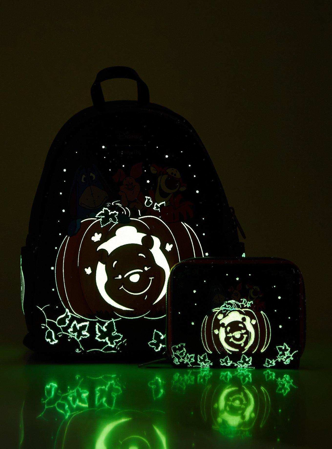 Loungefly Disney Winnie The Pooh Pumpkin Glow-In-The-Dark Mini Backpack, , alternate