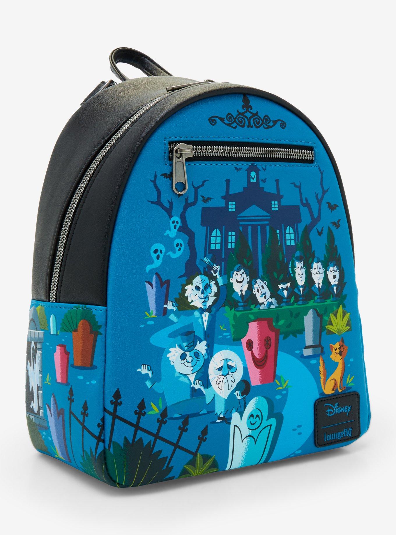 Loungefly Disney The Haunted Mansion Cartoon Artwork Mini Backpack, , alternate