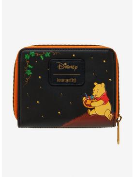 Loungefly Disney Winnie The Pooh Pumpkin Glow-In-The-Dark Mini Zipper Wallet, , hi-res