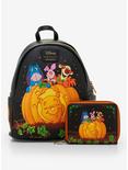 Loungefly Disney Winnie The Pooh Pumpkin Glow-In-The-Dark Mini Zipper Wallet, , alternate