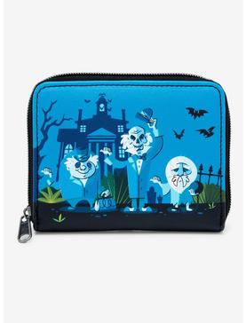 Loungefly Disney The Haunted Mansion Hitchhiking Ghosts Mini Zipper Wallet, , hi-res