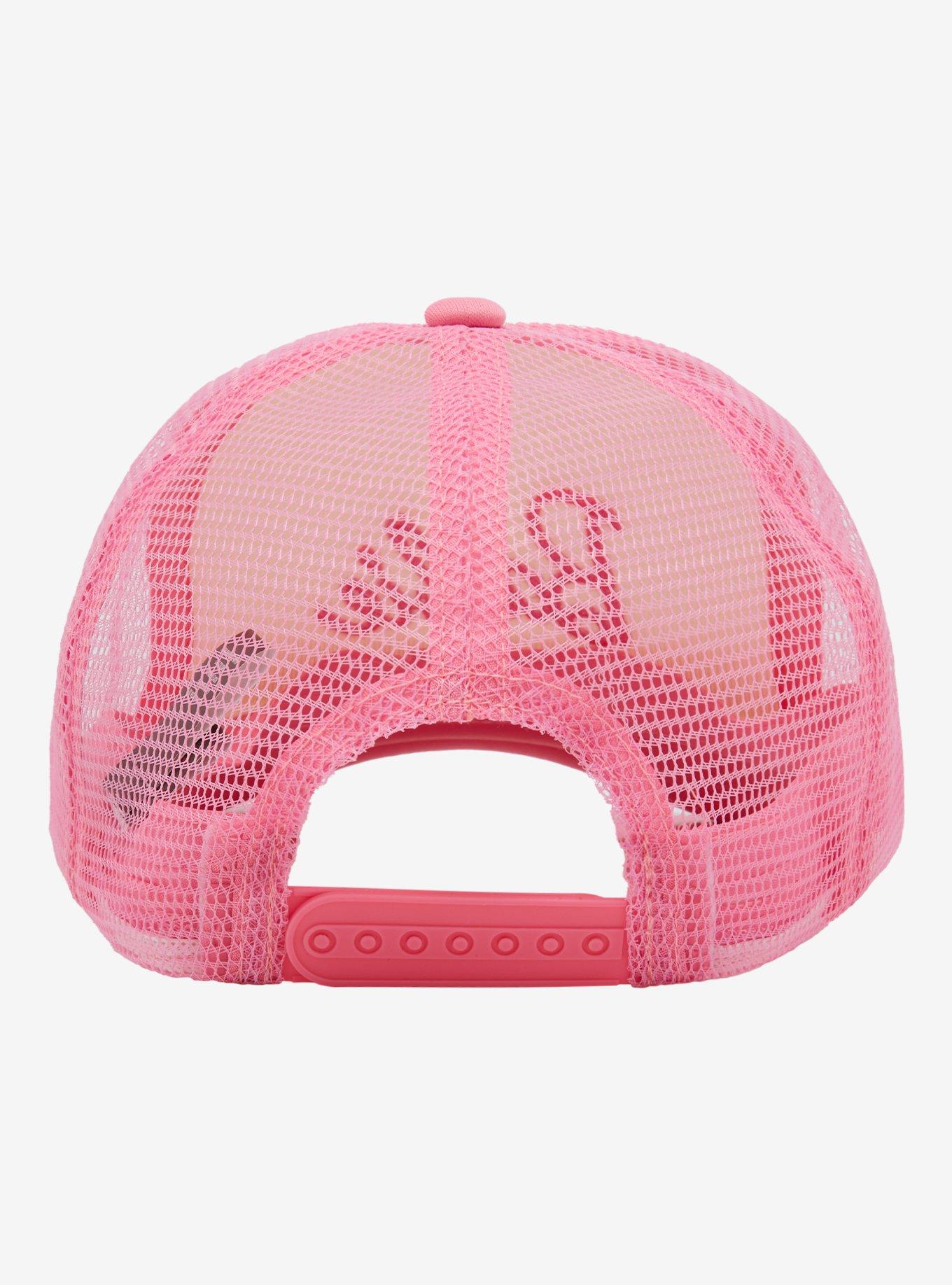 Barbie Pink Logo Trucker Hat, , alternate