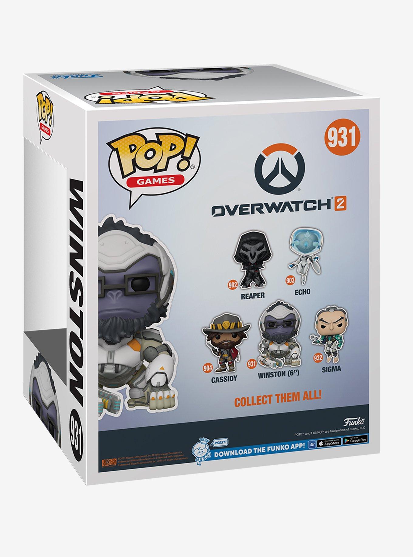 Funko Pop! Games Overwatch 2 Winston Vinyl Figure, , alternate