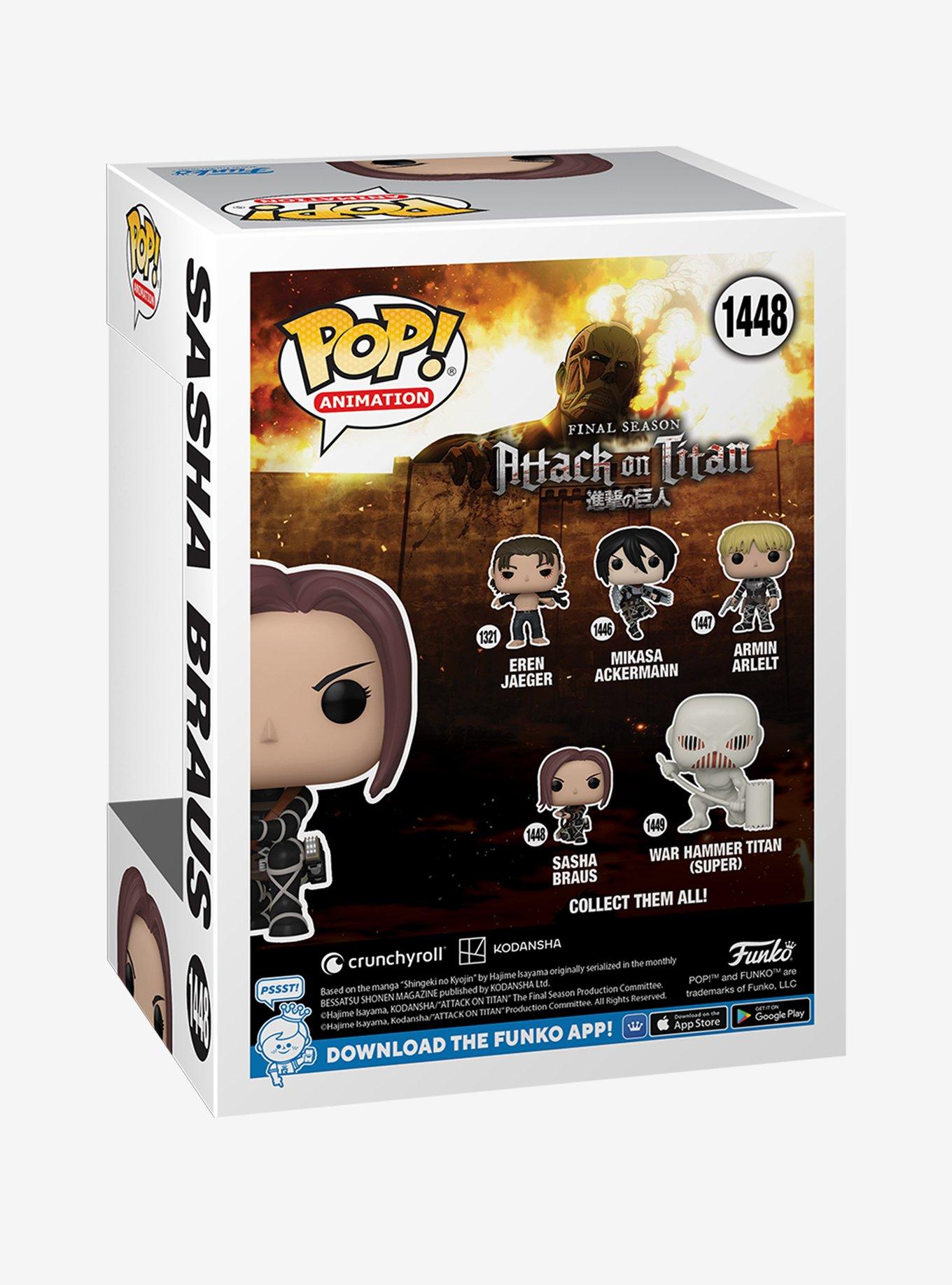 Funko Pop! Animation Attack on Titan Sasha Braus Vinyl Figure, , alternate