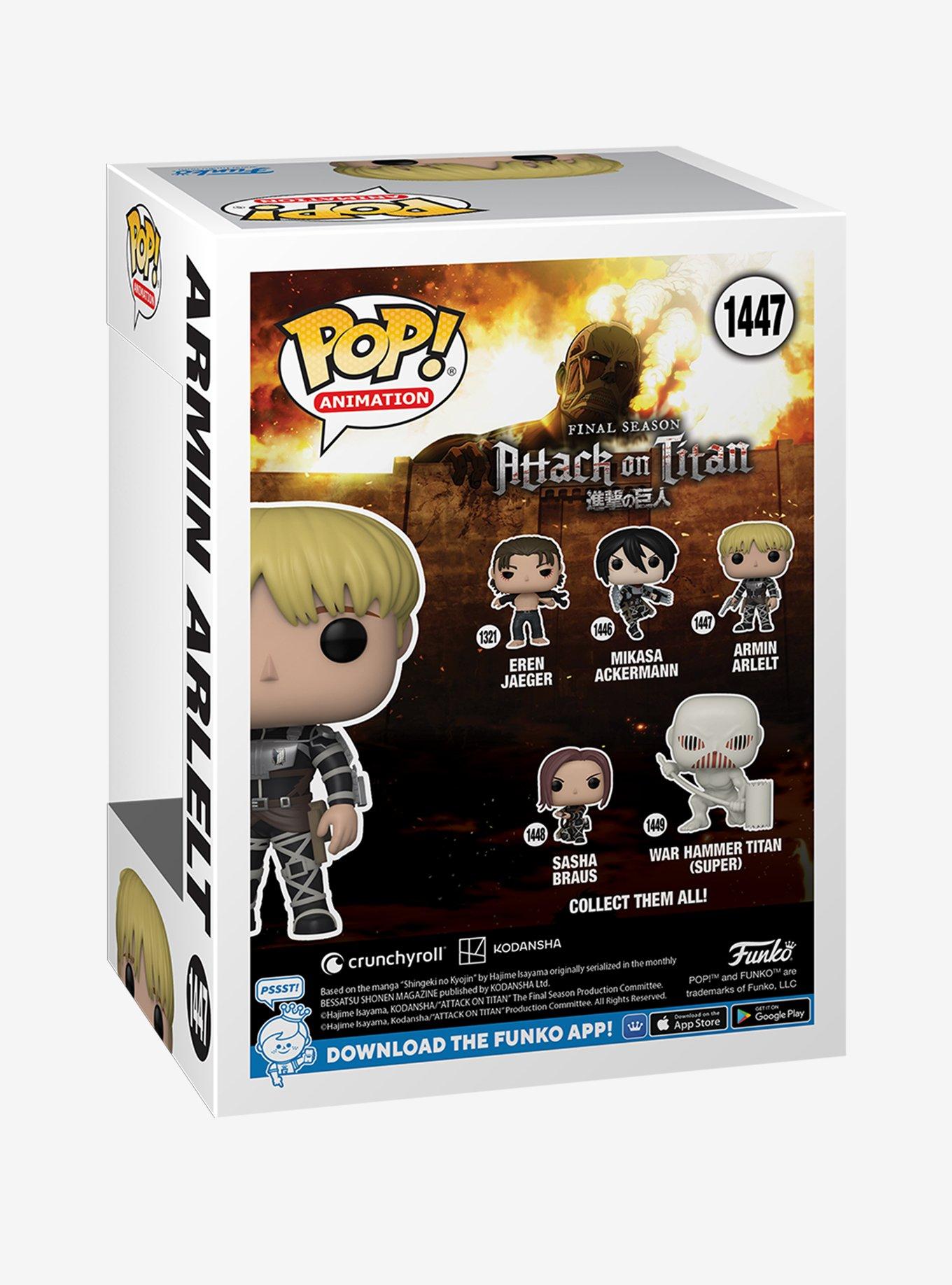 Funko Pop! Animation Attack on Titan Armin Arlelt Vinyl Figure, , alternate