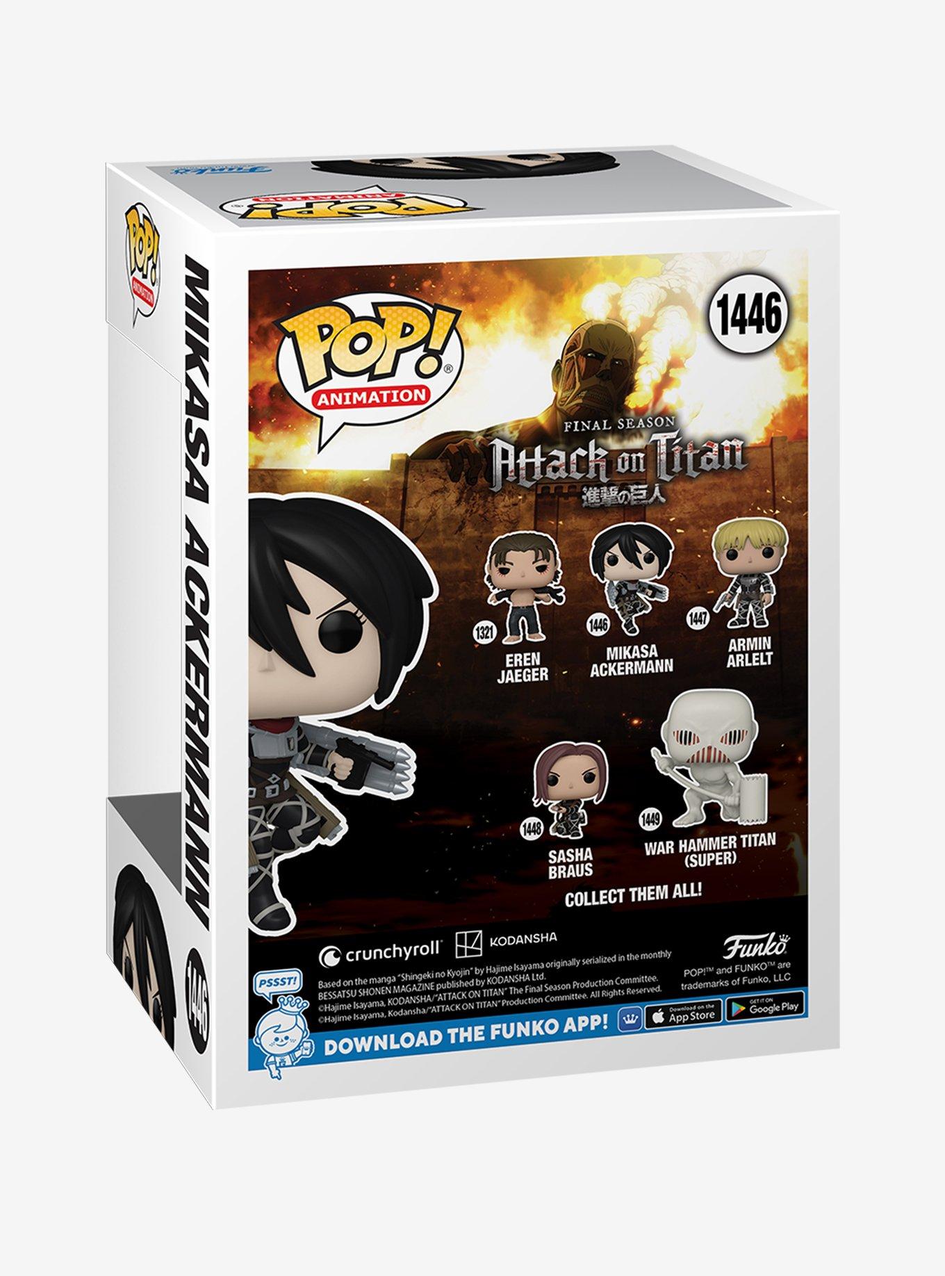 Funko Pop! Animation Attack on Titan Mikasa Ackermann Vinyl Figure, , alternate